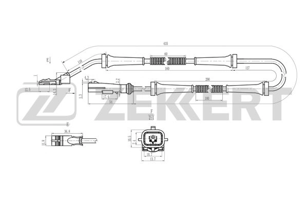 Sensor, wheel speed (SE-6221)