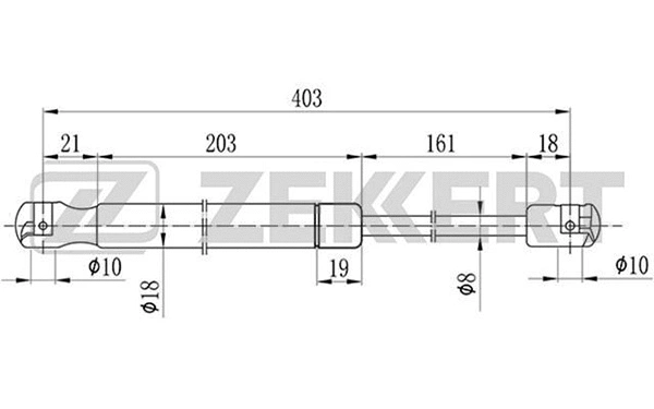 Gas Spring, boot/cargo area (GF-1343)