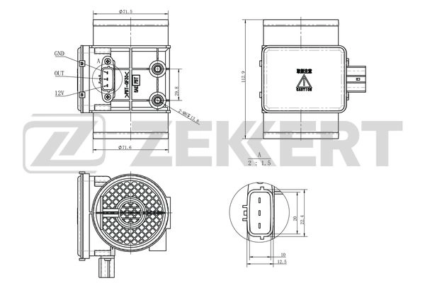 Sensor, intake manifold pressure (SE-1083)