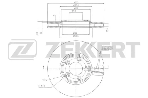 Brake Disc (BS-6335)