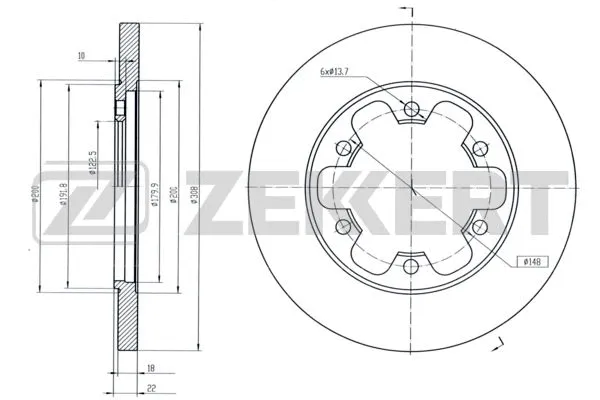 Brake Disc (BS-6109)