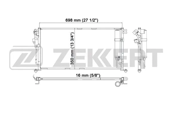 Condenser, air conditioning (MK-3050)