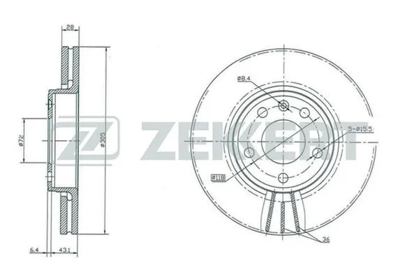 Brake Disc (BS-5141)
