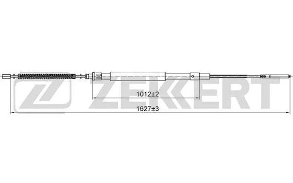 Cable Pull, parking brake (BZ-1053)