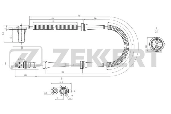 Sensor, wheel speed (SE-6212)