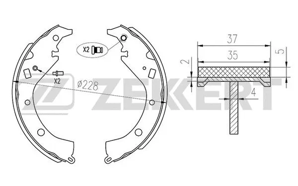 Brake Shoe Set