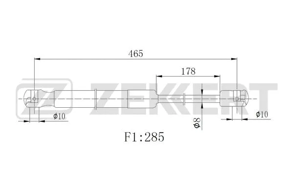 Gas Spring, bonnet (GF-2522)