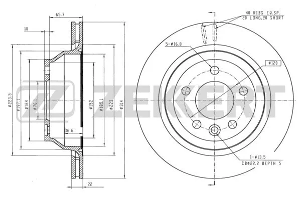 Brake Disc (BS-5974)
