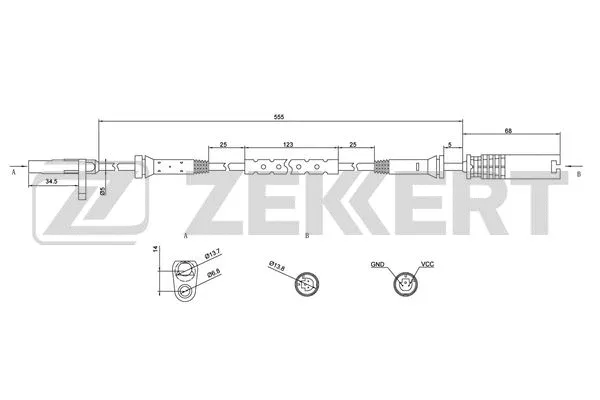 Sensor, wheel speed (SE-6071)