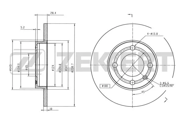 Brake Disc (BS-5810)