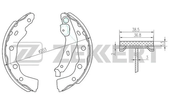 Brake Shoe Set