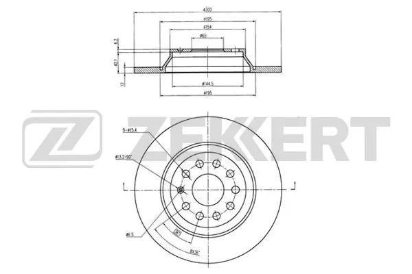 Brake Disc (BS-6080B)