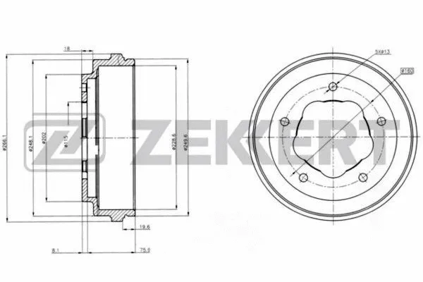 Brake Drum (BS-6111)