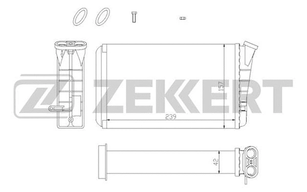 Heat Exchanger, interior heating (MK-5028)