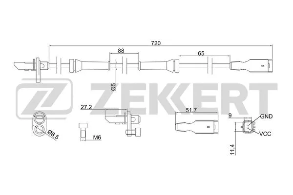 Sensor, wheel speed (SE-6039)