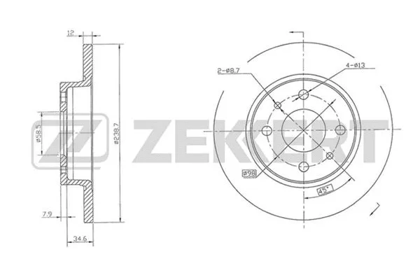 Brake Disc (BS-5456)