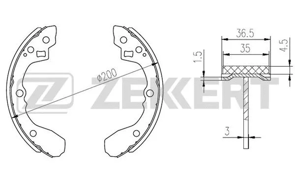Brake Shoe Set