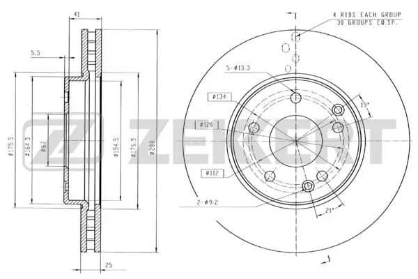 Brake Disc (BS-5289B)