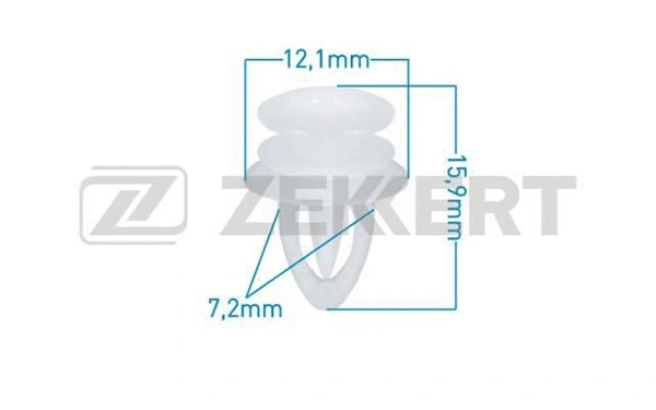 Clip, trim/protection strip (BE-2993)