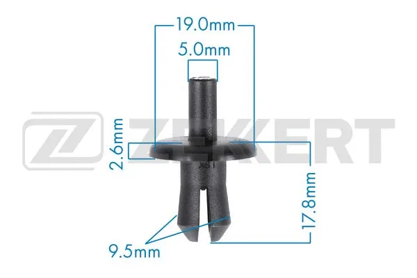 Clip, trim/protection strip (BE-3585)