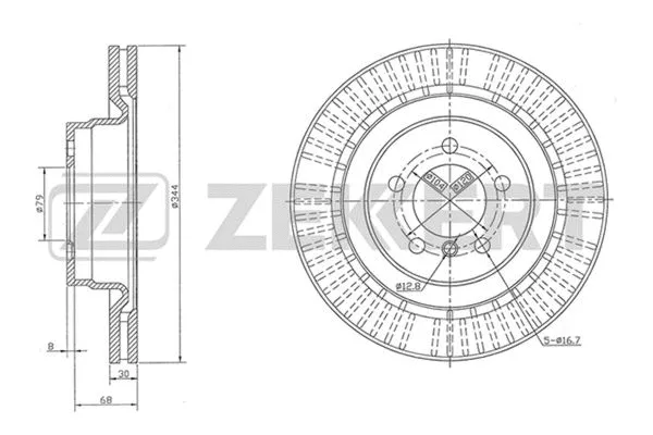 Brake Disc (BS-5821)