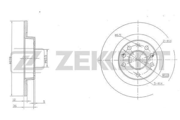 Brake Disc (BS-5382)