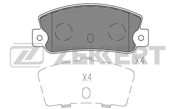 Brake Pad Set, disc brake (BS-1519)