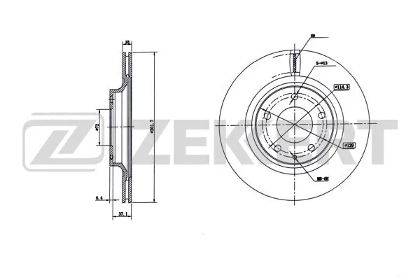 Brake Disc (BS-6274)