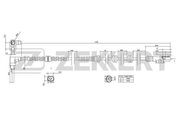 Sensor, wheel speed (SE-6176)