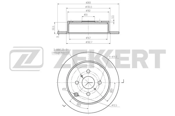 Brake Disc (BS-6512)