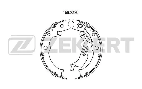 Brake Shoe Set, parking brake