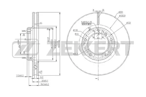Brake Disc (BS-5742)