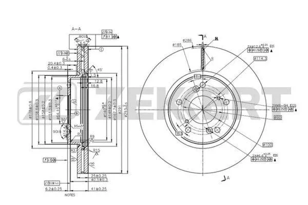 Brake Disc (BS-6069)