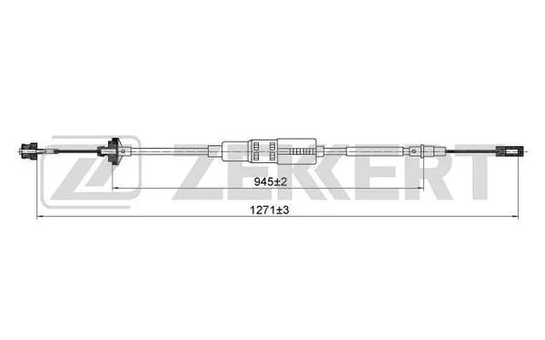 Cable Pull, clutch control (BZ-1227)