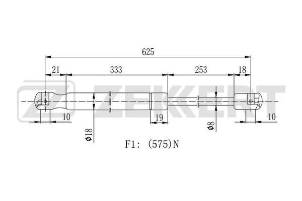 Gas Spring, boot/cargo area (GF-2162)