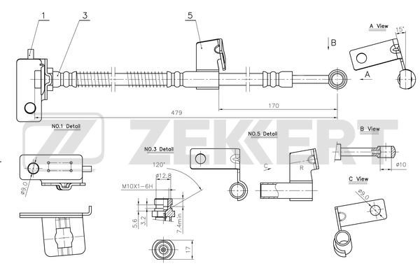 Brake Hose (BS-9076)