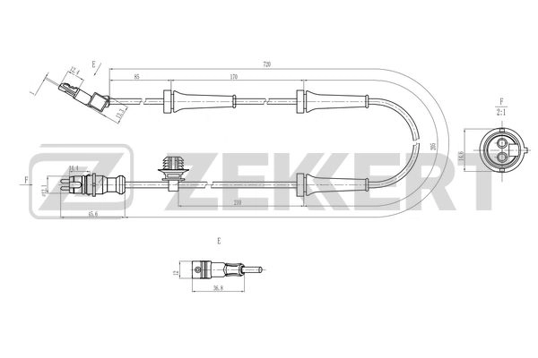 Sensor, wheel speed (SE-6213)