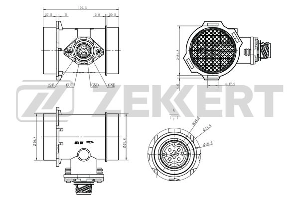 Sensor, intake manifold pressure (SE-1090)