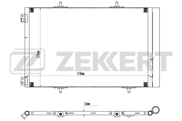 Condenser, air conditioning (MK-3180)