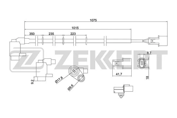 Sensor, wheel speed (SE-6155)