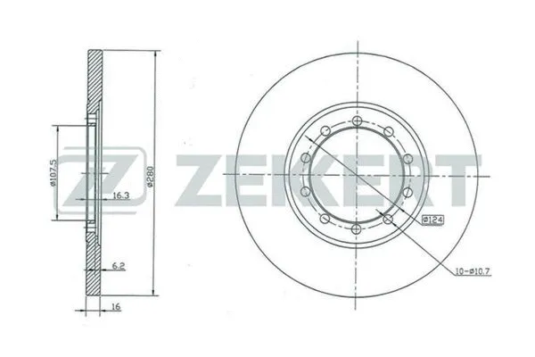 Brake Disc (BS-5330)