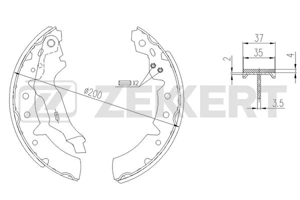 Brake Shoe Set