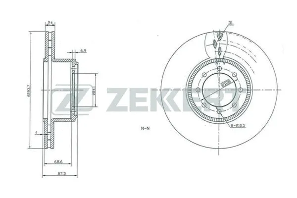 Brake Disc (BS-5446)