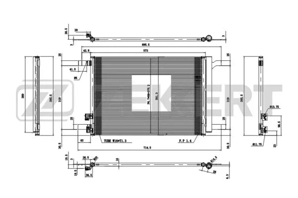 Condenser, air conditioning (MK-3169)