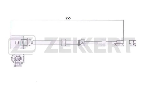 Warning Contact, brake pad wear (BS-8044)