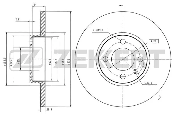 Brake Disc (BS-5089B)