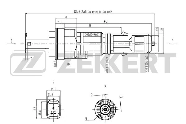Sensor, speed (SE-8504)