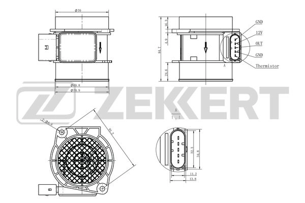 Sensor, intake manifold pressure (SE-1089)