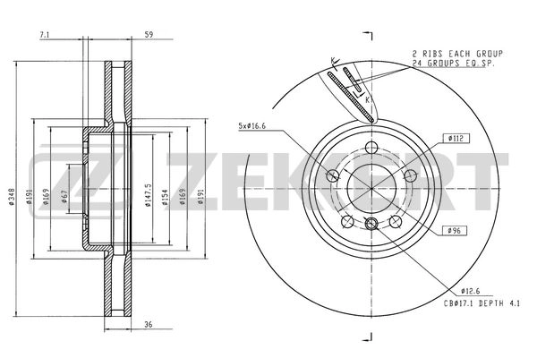 Brake Disc (BS-6572)