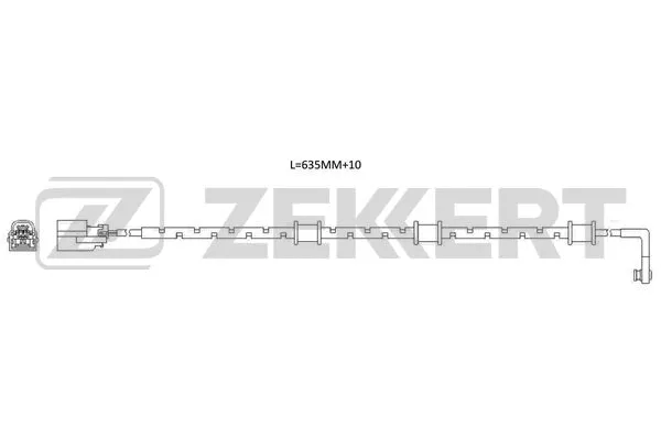 Warning Contact, brake pad wear (BS-8123)